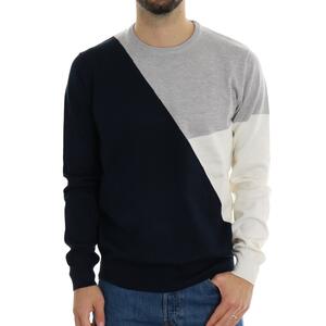 MAGLIA MULTICOLOR SSEINSE BLU